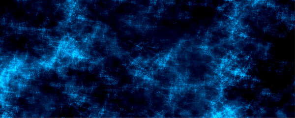 Wall Mural - Dark blue background. Artistic canvas with scattered deep blue hues and textures. Abstract background featuring a vibrant blue glow effect design. Abstract cosmic navy blue ink deep space galaxy art.	
