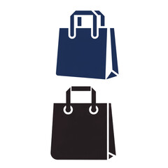 stylish shopping bag icons perfect for branding design projects, websites, and app interfaces, offer