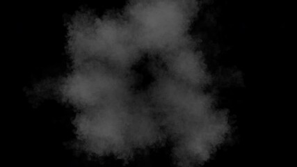 Wall Mural - Realistic dry ice smoke clouds fog overlay perfect for compositing into your shots. Simply drop it in and change its blending mode to screen or add