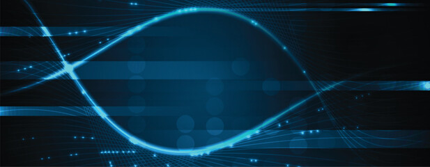 Aufkleber - Abstract circuit technology computer technologies concept  background