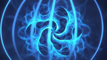 Wall Mural - Abstract Fractal Swirls in Motion: A Dynamic Visual Display of Energy and Form