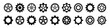 © Jocelyn_Flores - Gear icon set. Gear vector icon. Cogwheel icon collection. Settings, configuration concept icons. Vector EPS 10