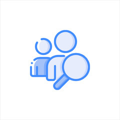 Wall Mural - magnifying glass icon