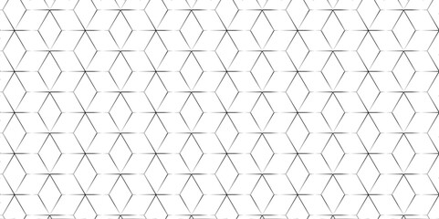 Vector tiles gradient science web tech connection triangle diamond honeycomb hexagon art. Seamless pattern with hexagon square cube geometric pattern shapes grid metal element texture design.	