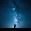 © Ryan - man and woman in the night sky