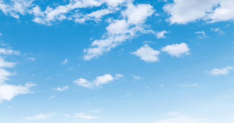 Wall Mural - sky is blue and clear with clouds