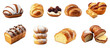 © kuuro - A Collection Of Various Bread And Pastry Products Including Croissants Rolls And Loaves Isolated On A Transparent Background