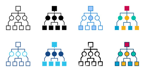 UML icon set multiple style collection 

