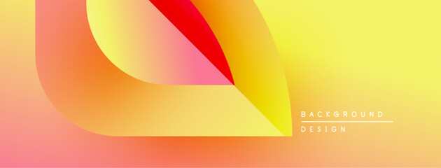 Leinwandbilder - Abstract gradient background. Soft color transitions create modern visual effect. Minimalist design suitable for digital projects.