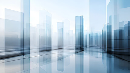 Wall Mural - 3d clear business background illustration