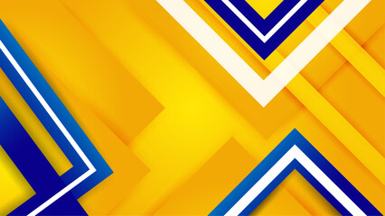 Wall Mural - abstract blue and yellow style layout background