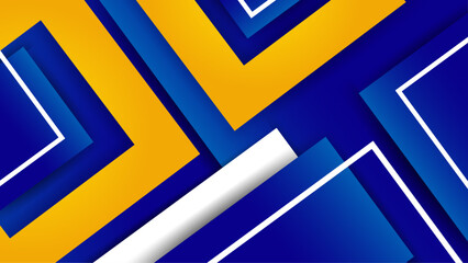 Wall Mural - abstract blue and yellow style layout background