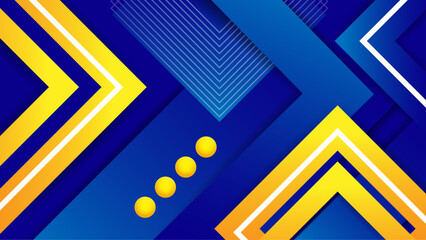 Wall Mural - abstract blue and yellow style layout background