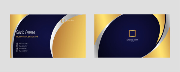 Wall Mural - modern design for business card style layout