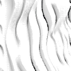 Wall Mural - Abstract wave lines halftone pattern. Black and white vector illustration	