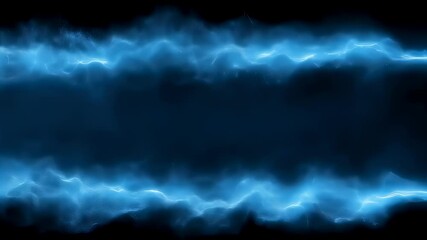 Wall Mural - Blue Energy Wave Seamless Looping Background