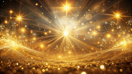 Wall Mural - Ethereal glow of magic light spills across a dreamy abstract background