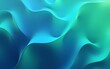 © happy - 3D abstract design generative ai image based on blue and green gradients with soft geometric elements, reflecting technology and health. High quality