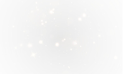 Wall Mural - 
Abstract glow with golden glitter sparkle magic light stardust bright dust flare fantasy holiday png christmas vector illustration confetti background card transparent new year