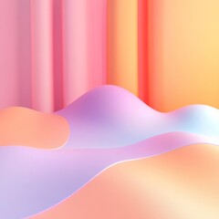 Wall Mural - abstract vector background with colorful flowing waves and light curves, perfect for a vibrant web a