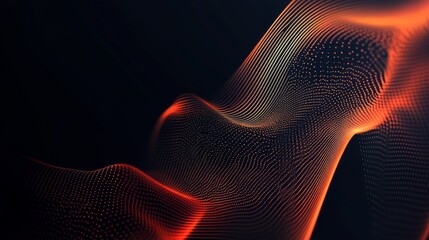 Wall Mural - abstract digital data background with glowing binary code and high-speed data streams representing f