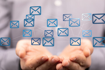 Poster - Boost your business communication with a secure, reliable email network. Improve team collaboration and productivity.