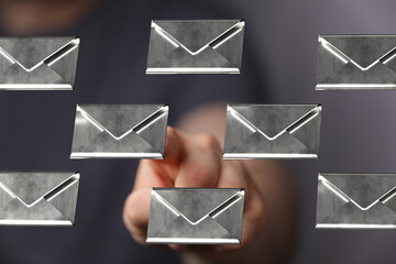Poster - Efficient email management.  Streamline your inbox.