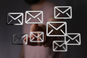 Poster - Efficiently manage your inbox with this helpful guide.  Learn how to organize and prioritize your emails.
