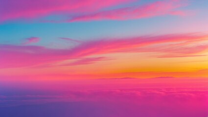 Wall Mural - abstract pattern of sunset sky or sunrise for background, stunning warm gradient colors, gentle focu
