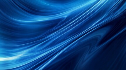 Wall Mural - abstract blue digital technology background with glowing lines and data flow patterns representing f