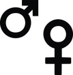 © GenZ_Pro - Male and Female Gender Symbols - Vector Icons