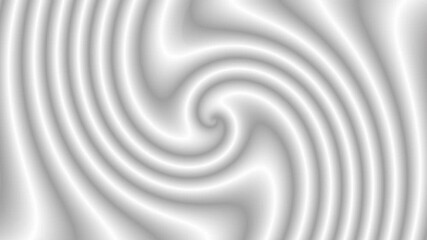 Fototapete - White and grey wave dynamic pattern motion, seamless lines animation with fabric texture design background. Loop spiral background