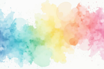 vibrant rainbow watercolor wash background ideal for branding projects logo design and website banne