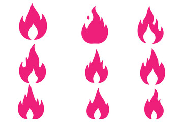 Wall Mural - fire flame icon clipart, fire svg, flame svg, fire flame svg, flame layered svg, flame clipart