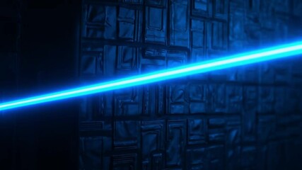 Wall Mural - Future Blue Laser Shuttle Technology Wall