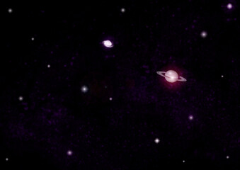 Wall Mural - galaxy in a free space.