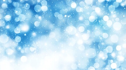 Light blue bokeh background with white highlights.