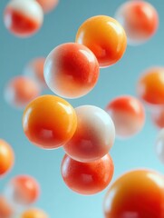 Aufkleber - Scientific Visualization of Salmonella Bacteria on Eggshell Surface Highlighting Food Safety Risks and Modern Pathogen Detection Technologies