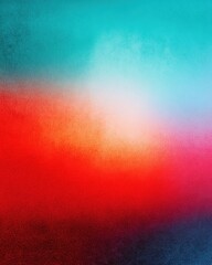 Poster - Moody Abstract Vertical Gradient Background with Grainy Texture in Teal and Orange for Modern Digital Design and Creative Branding Projects