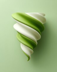Poster - Stylized Tornado Symbol with Dynamic Swirling Lines Representing Natural Energy and Powerful Transformation for Weather Branding and Digital Marketing