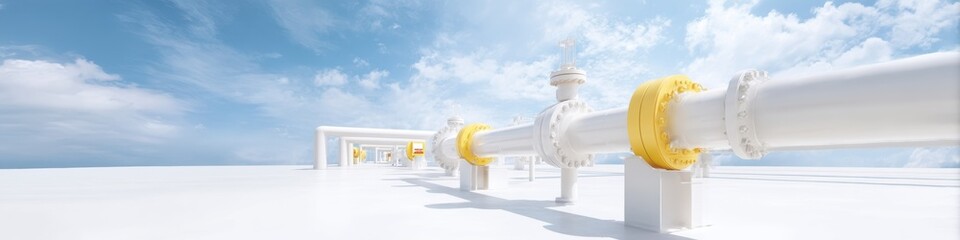 Poster - Advanced Industrial Pipeline Infrastructure with Seamless Connections and Sustainable Energy Transport in Technological Landscape for Engineering Innovation