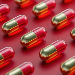Aufkleber - High-Tech Pharmaceutical Capsules with Digital Data Streams and Molecular Networks for Accelerated Drug Development and AI-Driven Precision Medicine