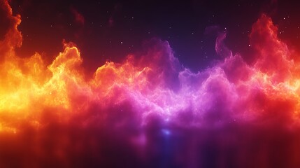 abstract fiery nebula