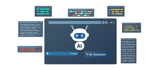 ai content generator. interaction with the ai assistant to solve some tasks more easily. image gener