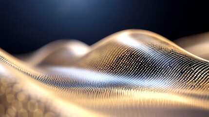 Leinwandbilder - Abstract waves of light create a stunning visual effect, representing energy and motion in a futuristic design.