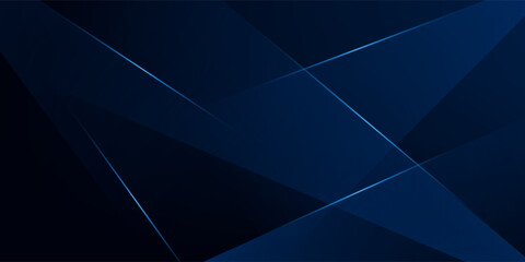 Wall Mural - Abstract futuristic dark blue background with light and shadow. Eps10 vector