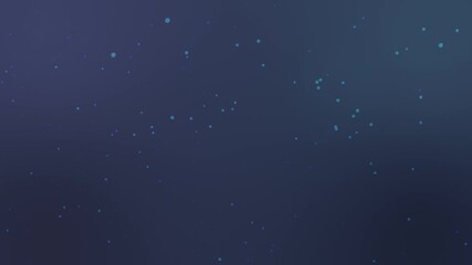 Wall Mural - Blue particles on blue background
