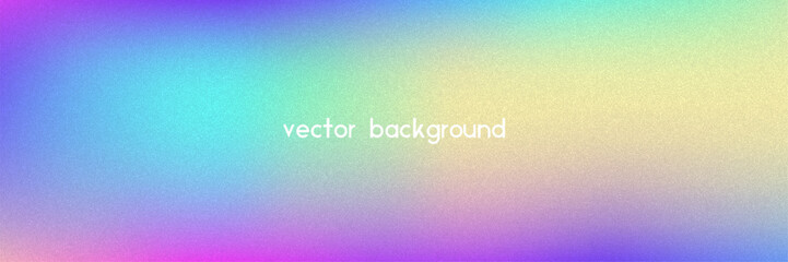 Wall Mural - noise gradient background. abstract grainy bg in pink, purple and blue colors. iridescent hologram. 