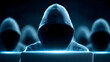 © sornram - A mysterious figure in a hoodie is illuminated by a glowing laptop screen, emphasizing themes of anonymity and cybersecurity.
