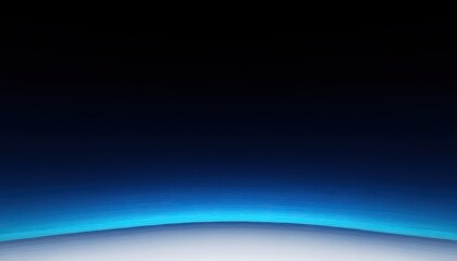 Wall Mural - Cosmic blue horizon